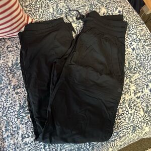 Black Lululemon dance studio pants